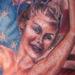 American flag pin up Tattoo Design Thumbnail